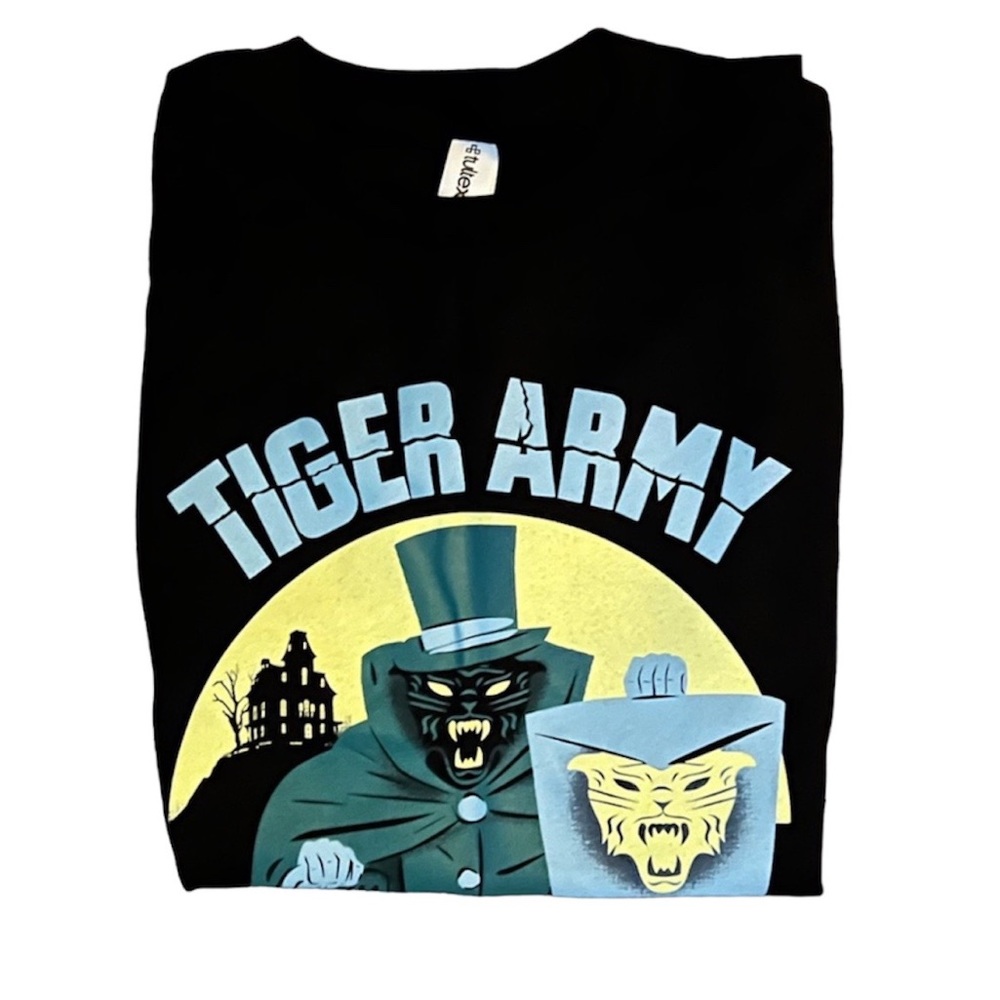 NEW Tiger Army - Haunted Mansion Women's Shirt Black Small